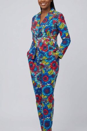 Ankara Floral – Vibrant Multicolor Bloom