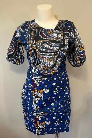 Royal Blue Ankara Dress