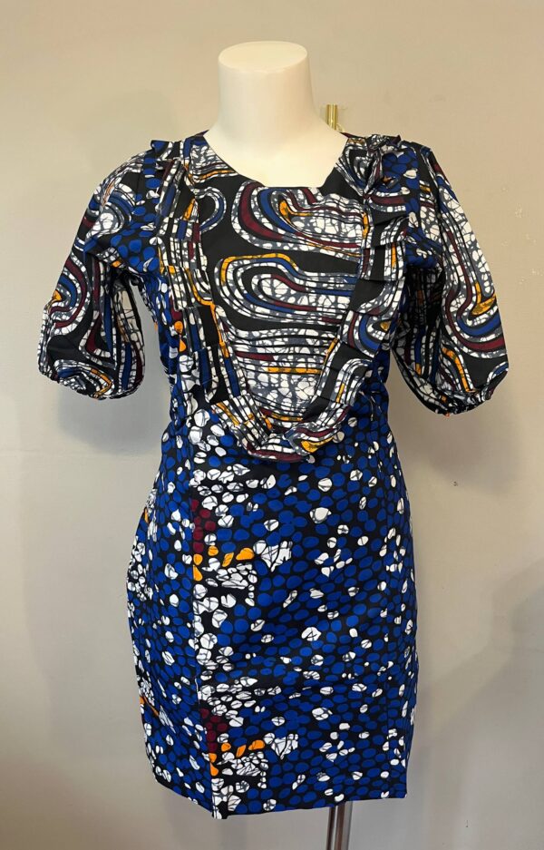 Royal Blue Ankara Dress