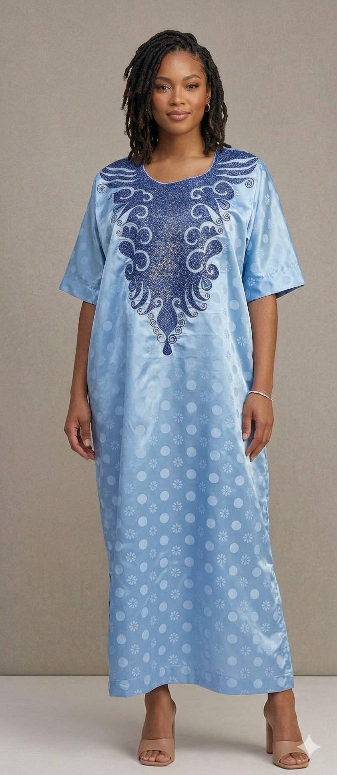 Blue brocade Blue brocade