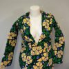Midnight Ember Ankara Floral Jacket – Bold African Print Women’s Blazer Bold floral African print blazer for modern women