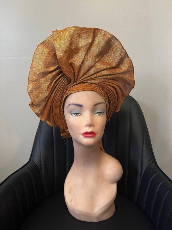 Luxury Auto Gele for Women – Ready to Wear African Headwrap Luxury ready-to-wear gele for women