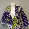Midnight Ember Ankara Floral Jacket – Bold African Print Women’s Blazer Stylish African print women’s blazer with floral Ankara design