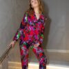 African print power suit for women