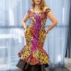 Premium African Print Mermaid Dress for Women – Luxury Ankara Fashion Elegant African print gown