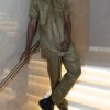 Olive Green Senator Wear for Men – Luxury African Traditional Outfit Stylish Shadda senator wear