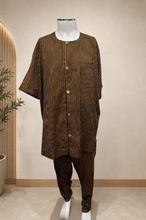 Adire Cotton Two-Piece Set