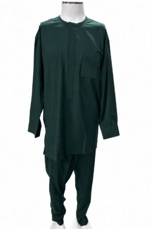 Army Green long-sleeve senator set