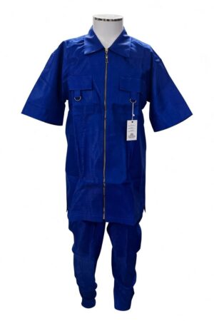 Royal Blue Senator Safari Suit