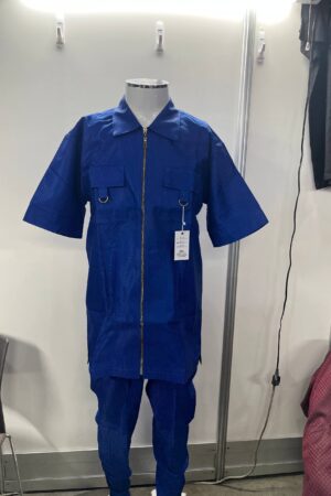 Royal Blue Senator Safari Suit